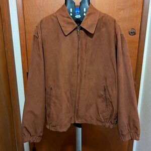 Gary Player Faux Suede Jacket Men's XL